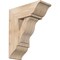 Ekena Millwork Funston Traditional Smooth Bracket w/ Offset Brace, Douglas Fir, 7 1/2"W x 18"D x 22"H BKT0806X18X22FST01SDF - alternate 1